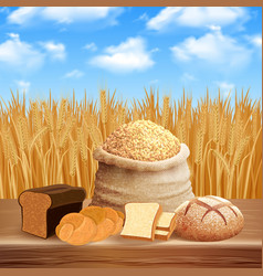 Bread Assortment Background