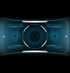 Hud Sci-fi Interface Screen View Design Virtual