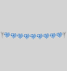 Ohi Day Flag Of Greece Hearts Garland