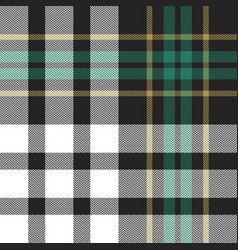 Tartan Plaid Pattern Background Black Green Gold