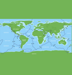 Map Of Tectonic Plates And Boundaries