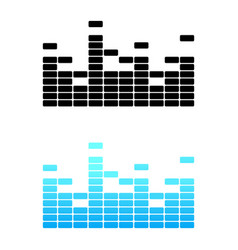 Digital Equalizer On White Background