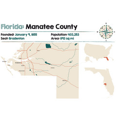 Map Manatee County In Florida