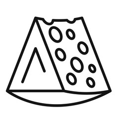 Fresh Cheese Icon Outline Food Production