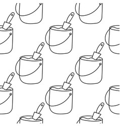 Line Bucket Handle Doodle Spatula Filled Sand