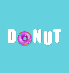 Bright Donuts Isolated Mint Background