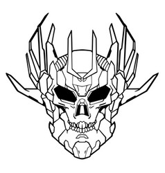 Skull Cyber Head