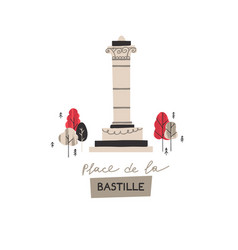 July Column On The Place De La Bastille