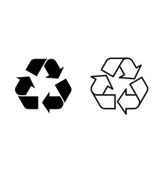 Recycle Icon Set Recycling Icon