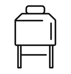 Dairy Process Icon Outline Cheese Production