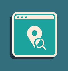 Green Infographic Of City Map Navigation Icon