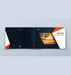 Horizontal Brochure Template Layout Design