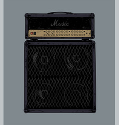 Guitar And Bass Amplifier For Rock Music