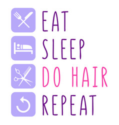 Hair Routine Schedule