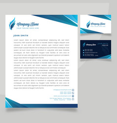 Modern Business Card With Letterhead