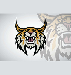 Bobcat Lynx Wildcat Angry Roaring Logo Esport