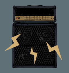 Guitar And Bass Amplifier For Rock Music