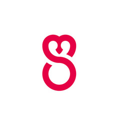 Letter Ms Lovely Symbol Logo