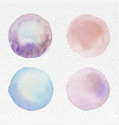 Round Faded Watercolor Set