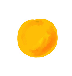 Grapefruit In A Watercolor Style