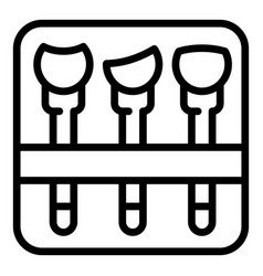 Makeup Brush Icon Outline Make Up