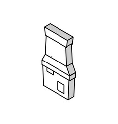 Slot Machine Geek Isometric Icon