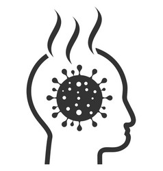 Flat Brain Meningitis Icon