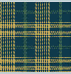 Tartan Plaid Pattern Background Green Gold Dark