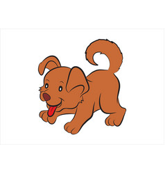 Cute Dog Cartoon Character