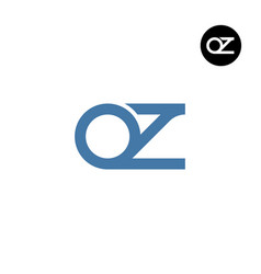 Letter Oz Monogram Logo Design