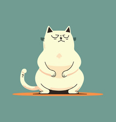 Cat Playing Yoga