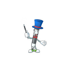 Magician Black White Board Marker With Mascot