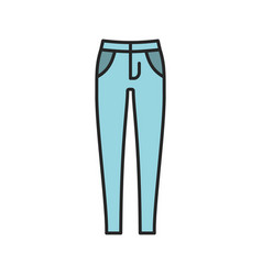 Womens Skinny Jeans Color Icon