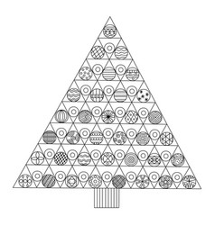 Christmas Tree Coloring Book Anti Stress