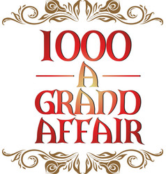 1000 A Grand Affair Logo