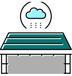 Roof Waterproofing Color Icon