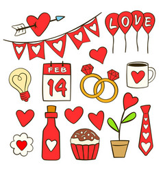 Set Of Valentines Day Icons