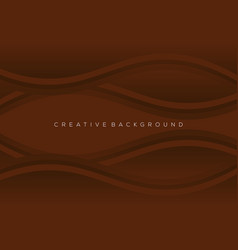 Dark Brown Color Wave Background Design Gradient