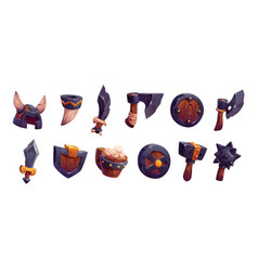 Viking Game Props Icons Ui Rpg Design Assets