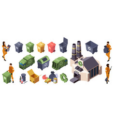 Isometric Recycling Themed