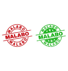 Malabo Round Watermarks With Unclean Surface