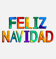 Feliz Navidad Inscription