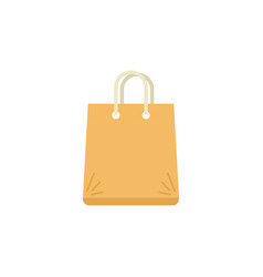 Organic Bag Icon Flat Food Paper