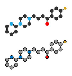 Azaperone Antipsychotic Drug Molecule