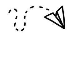 Paper Aeroplane Doodle Simple Planes Ship