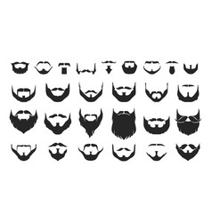 Black Beard Facial Hair Silhouettes