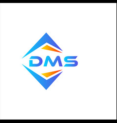 Dms Abstract Technology Logo Design On White