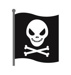 Hacker Pirate Flag Composition