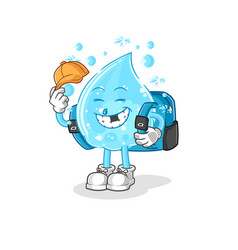 Soda Water Goes To School Cartoon Character