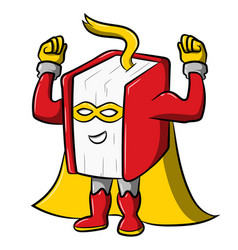 Super Hero Book Cartoon Character